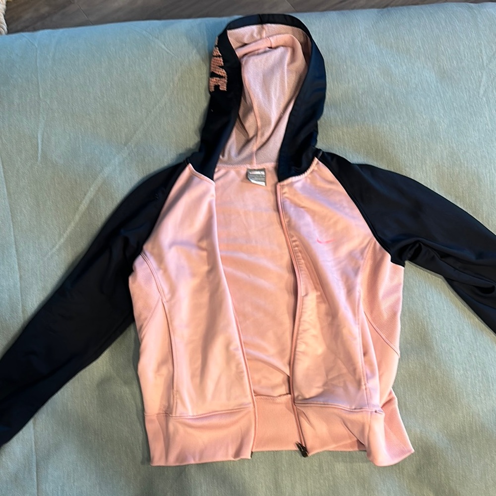 Nike Pink and Black Mesh jacket